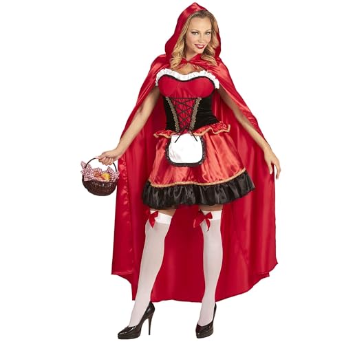 Widmann - Kostüm Rotkäppchen, Kleid, Umhang mit Kapuze, Karneval, Mottoparty Widmann - Kostüm Rotkäppchen, Kleid, Umhang mit Kapuze, Karneval, Mottoparty von W WIDMANN MILANO Party Fashion