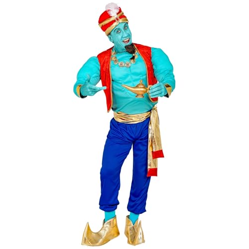 Widmann - Kostüm magischer Genie, Muskelhemd, Weste, Hose, Schärpe, Schuhüberzieher, Turban, Mottoparty, Karneval Widmann - Kostüm magischer Genie, Muskelhemd, Weste, Hose, Schärpe, Schuhüberzieher, Turban, Mottoparty, Karneval von WIDMANN MILANO PARTY FASHION