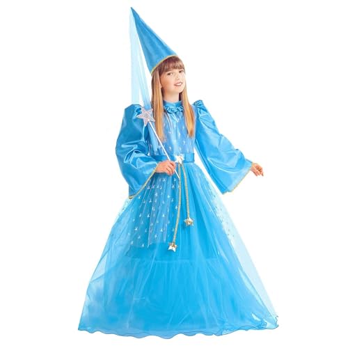 "MAGIC FAIRY" (dress with wire hoop, belt, hat with veils) - (158 cm / 11-13 Years) von WIDMANN