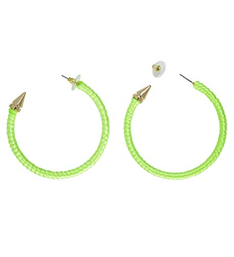 Pair of "NEON GREEN EARRINGS" - von WIDMANN