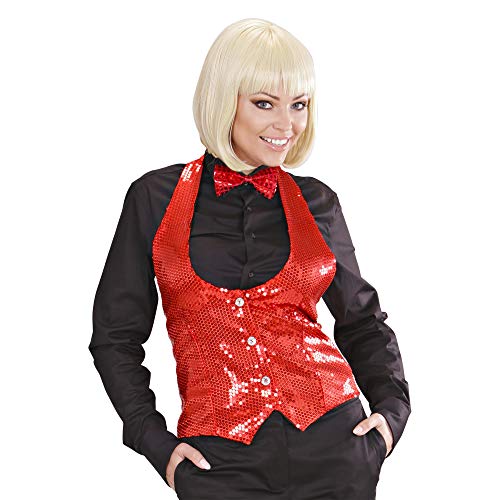 W WIDMANN MILANO Party Fashion - Paillettenweste für Damen,ärmellos, Showgirl, Faschingskostüme W WIDMANN MILANO Party Fashion - Paillettenweste für Damen,ärmellos, Showgirl, Faschingskostüme von WIDMANN