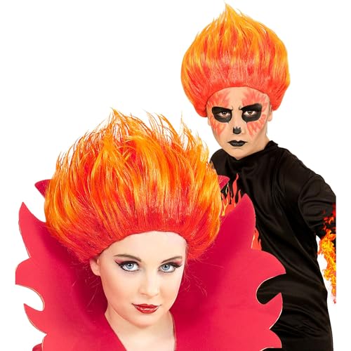 W WIDMANN MILANO Party Fashion 74592 - Kinderperücke Devil, rot-orange, Teufel, Halloween, Karneval, Mottoparty W WIDMANN MILANO Party Fashion 74592 - Kinderperücke Devil, rot-orange, Teufel, Halloween, Karneval, Mottoparty von W WIDMANN MILANO Party Fashion