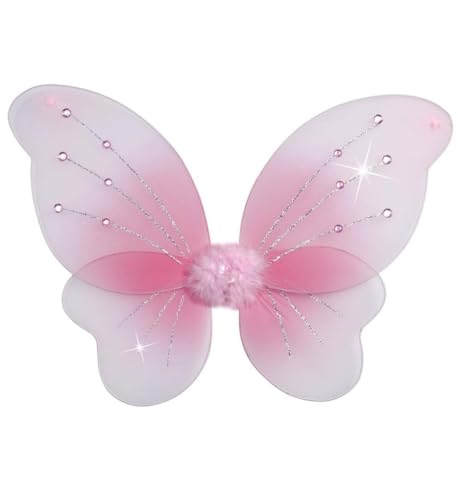 W WIDMANN MILANO Party Fashion 8673P, Glitzerflügel in Rosa, strahlendes Design, ideale Maße, kompatibel mit anderen Accessoires, leicht und einfach anzuziehen, Unisex Adult, One Size W WIDMANN MILANO Party Fashion 8673P, Glitzerflügel in Rosa, strahlendes Design, ideale Maße, kompatibel mit anderen Accessoires, leicht und einfach anzuziehen, Unisex Adult, One Size von W WIDMANN MILANO Party Fashion