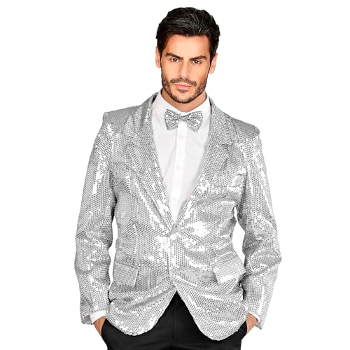 "SHOWTIME" (silver sequin jacket) - (XL) von WIDMANN