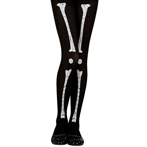 W WIDMANN MILANO Party Fashion - Strumpfhose Skelett für Kinder, 70 DEN, Halloween, Karneval, Mottoparty W WIDMANN MILANO Party Fashion - Strumpfhose Skelett für Kinder, 70 DEN, Halloween, Karneval, Mottoparty von W WIDMANN MILANO Party Fashion