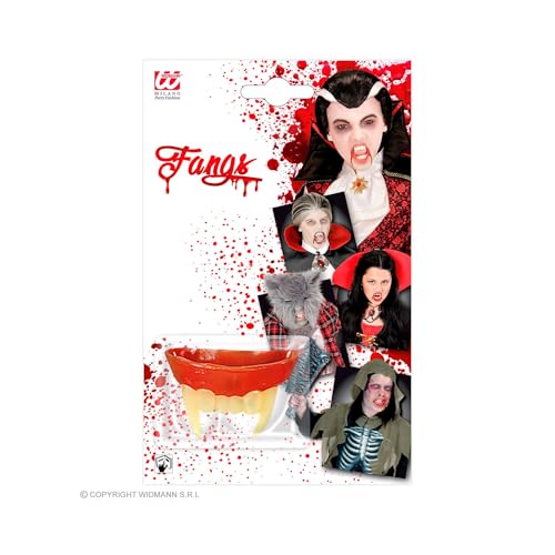 W WIDMANN MILANO Party Fashion - Vampirgebiss für Kinder, Dracula, Werwolf, Zombie, Vampirzähne, Motto-Party, Karneval W WIDMANN MILANO Party Fashion - Vampirgebiss für Kinder, Dracula, Werwolf, Zombie, Vampirzähne, Motto-Party, Karneval von W WIDMANN MILANO Party Fashion