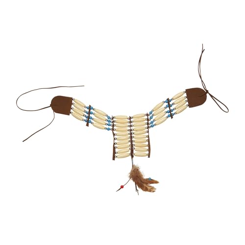 W WIDMANN MILANO Party Fashion - Halsband Indianer, Schmuck, Kette, Kostümzubehör, Accessoire, Wilder Westen, Motto-Party, Karneval von W WIDMANN MILANO Party Fashion