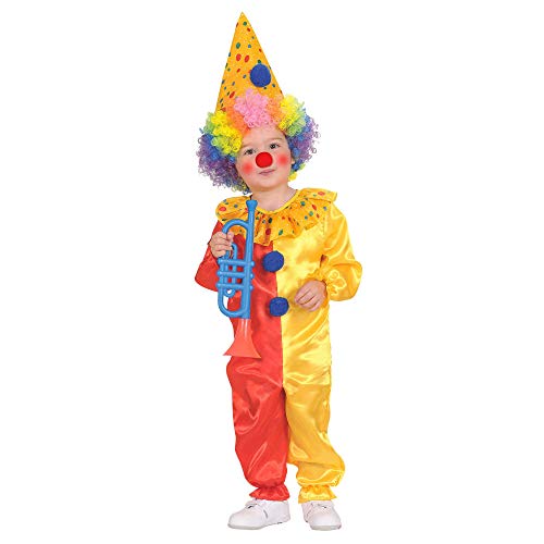 Widmann - Kinderkostüm Clown, Kostüm, Hut, Karneval, Mottoparty von Widmann