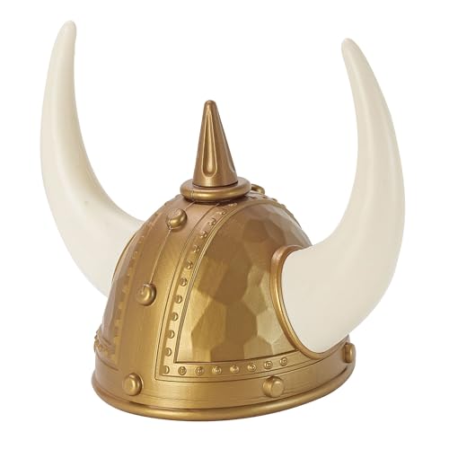 Widmann 2814V - Wikinger Helm, mit Spitze, Kopfbedeckung, Accessoire, Karneval, Mottoparty von WIDMANN