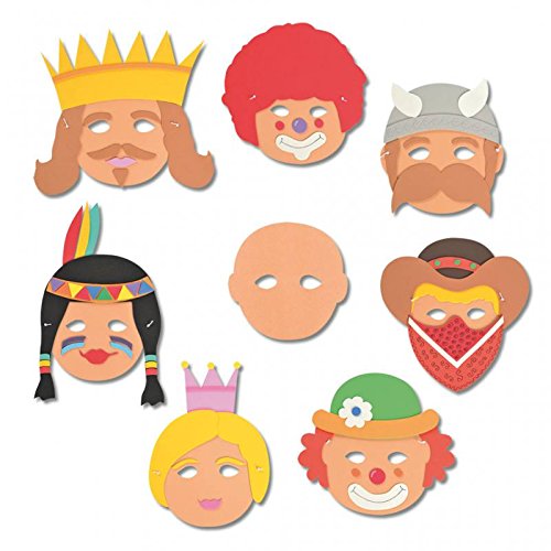Wiemann Lehrmittel Faschingsmasken-Set – 7 Gesichter aus Moosgummi Wiemann Lehrmittel Faschingsmasken-Set – 7 Gesichter aus Moosgummi von Wiemann Lehrmittel