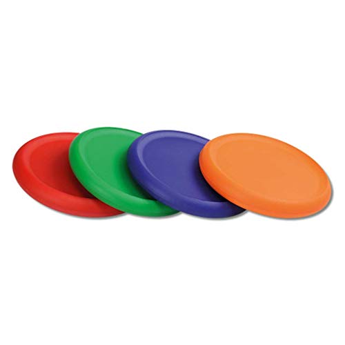 Wiemann Lehrmittel Frisbee aus Schaumstoff, Bunte Wurfscheibe, einzeln oder 4er Set (4 Stück, beschichtet) von Wiemann Lehrmittel