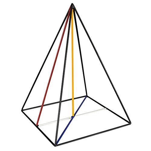 Wiemann Lehrmittel Kantenmodell Quadratische Pyramide, Kantenlänge Grundseite 300 mm von Wiemann Lehrmittel
