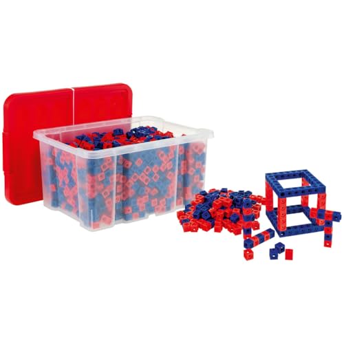 Wiemann Lehrmittel Steckwürfel 1000 Stück - Rot, Blau Kantenlänge 1,7 cm inkl. Aufbewahrungsbox I Wiemann Lehrmittel Steckwürfel 1000 Stück - Rot, Blau Kantenlänge 1,7 cm inkl. Aufbewahrungsbox I von Wiemann Lehrmittel