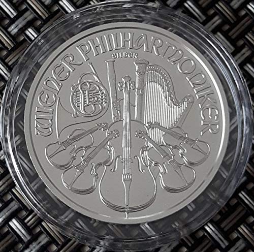 1 Unze oz Silber Wiener Philharmoniker 2020 einzeln in Münzkapseln verpackt von Wiener Philharmoniker