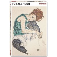 Schiele - Sitzende Frau von Wiener Spielkartenfabrik