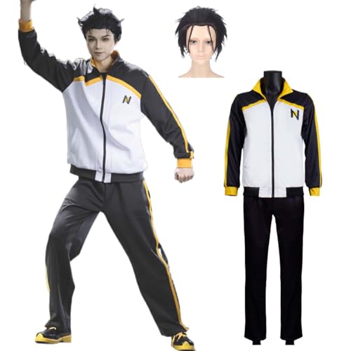 Anime Re: Life in A Different World from Zero N'atsuki S'ubaru Cosplay Kostüm für Kinder Erwachsene und Frauen Outfit mit Perücke Zubehör Halloween Weihnachten Karneval von Wigbiu