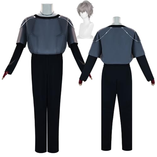 Wigbiu Anime Alien Stage Till Cosplay Kostüm Outfit mit Perücke Luka Hyuna Ivan Sua Mizi Verkleidung für Erwachsene Damen und Herren Rollenspiel R7 Uniform Set Halloween Weihnachten Karneval von Wigbiu