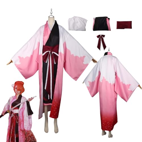 Wigbiu Anime Bungo Stray Dogs OzakiKouyou Cosplay Kostüm für Damen und Herren Uniform komplettes Set für Halloween Weihnachten Karneval Anime Party Rollenspiel Outfit Geschenk (M) von Wigbiu
