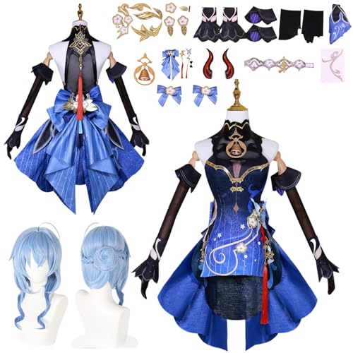 Wigbiu Anime Genshin lmpact Costume Game Characters Ganyu Cosplay Outfit Skirt Jacket Uniform Accessories Full Set Clothing Halloween Carnival Fancy Dress Up Suit for Women Unisex Wigbiu Anime Genshin lmpact Costume Game Characters Ganyu Cosplay Outfit Skirt Jacket Uniform Accessories Full Set Clothing Halloween Carnival Fancy Dress Up Suit for Women Unisex von Wigbiu