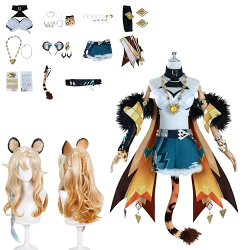 Wigbiu Anime Genshin lmpact Costume Game Characters Xilonen Cosplay Outfit Skirt Jacket Uniform Accessories Full Set Clothing Halloween Carnival Fancy Dress Up Suit for Women Unisex Wigbiu Anime Genshin lmpact Costume Game Characters Xilonen Cosplay Outfit Skirt Jacket Uniform Accessories Full Set Clothing Halloween Carnival Fancy Dress Up Suit for Women Unisex von Wigbiu
