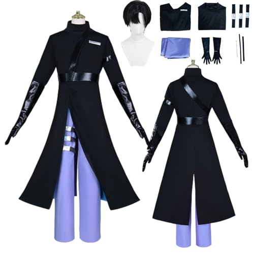 Wigbiu Anime Ivan Cosplay Kostüm mit Perücke Alien Bühnenkostüm Mizi Luka Sua Hyuna Charaktere Kostüm für Männer und Frauen Rollenspieluniform Komplettset Halloween Weihnachten Karneval von Wigbiu