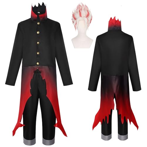 Wigbiu Anime Ken Takakura Cosplay Kostüm mit Perücke und Brille Dandadan Cosplay Outfit Rollenspiel Uniform Anzug schwarze Jacke Umhang Halloween Party Set für Damen Herren und Kinder Wigbiu Anime Ken Takakura Cosplay Kostüm mit Perücke und Brille Dandadan Cosplay Outfit Rollenspiel Uniform Anzug schwarze Jacke Umhang Halloween Party Set für Damen Herren und Kinder von Wigbiu