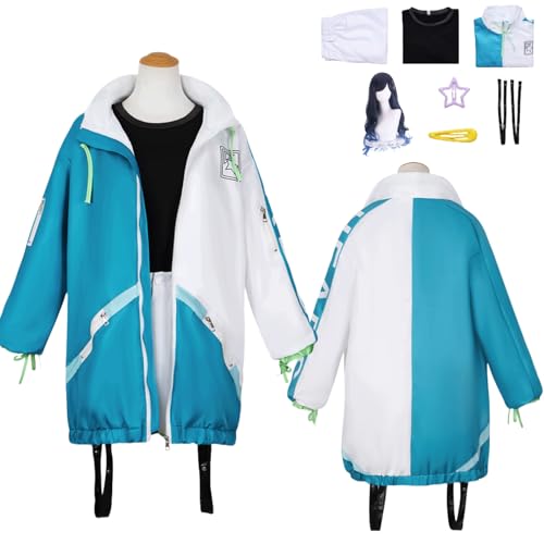 Wigbiu Anime-Kostüm An Shiraishi Kamishiro mit Perücke, Kaiserin-Kimono-Rock, Outfit für Damen, lila Kleid, Uniform, komplettes Set für Halloween, Weihnachten, Karneval, Party, Rollenspiel, Geschenke Wigbiu Anime-Kostüm An Shiraishi Kamishiro mit Perücke, Kaiserin-Kimono-Rock, Outfit für Damen, lila Kleid, Uniform, komplettes Set für Halloween, Weihnachten, Karneval, Party, Rollenspiel, Geschenke von Wigbiu