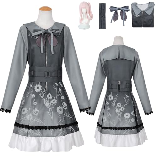 Wigbiu Anime-Kostüm: Spielfiguren AKIYAMA MIZUKI Cosplay-Outfit, Rock, Jacke, Uniform, Accessoires, Komplettset, Halloween, Karneval, Kostüm für Damen und Herren Wigbiu Anime-Kostüm: Spielfiguren AKIYAMA MIZUKI Cosplay-Outfit, Rock, Jacke, Uniform, Accessoires, Komplettset, Halloween, Karneval, Kostüm für Damen und Herren von Wigbiu