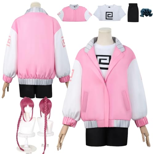 Wigbiu Anime Lu Shaotang Cosplay Kostüm Outfit mit Perücke Sakamoto Days Cosplay Kostüme Shin Asakura Rollenspiel Rosa Jacke Anzug Halloween Uniform Kleidungsset für Frauen Männer Kinder Wigbiu Anime Lu Shaotang Cosplay Kostüm Outfit mit Perücke Sakamoto Days Cosplay Kostüme Shin Asakura Rollenspiel Rosa Jacke Anzug Halloween Uniform Kleidungsset für Frauen Männer Kinder von Wigbiu