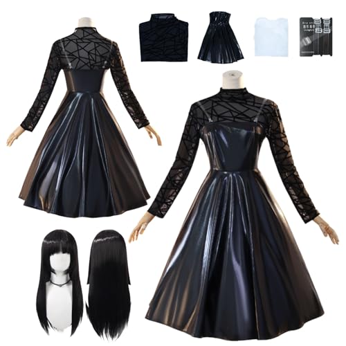 Wigbiu Anime Osaragi Cosplay Kostüm Outfit mit Perücke Sakamoto Days Cosplay Kostüme Shin Asakura/Lu Shaotang Rollenspiel Schwarzer Rockanzug Halloween Uniform Kleidungsset für Frauen Männer Kinder Wigbiu Anime Osaragi Cosplay Kostüm Outfit mit Perücke Sakamoto Days Cosplay Kostüme Shin Asakura/Lu Shaotang Rollenspiel Schwarzer Rockanzug Halloween Uniform Kleidungsset für Frauen Männer Kinder von Wigbiu