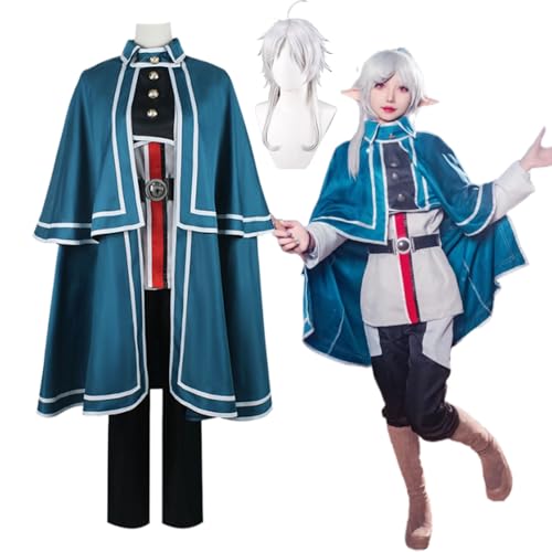 Wigbiu Anime Sylphiette Cosplay Kostüm mit Perücke Mushoku Tensei Sylphy Charakter Uniform Umhang Anzug für Erwachsene Kinder Mädchen Halloween Karneval Party Kleidung und Accessoires Wigbiu Anime Sylphiette Cosplay Kostüm mit Perücke Mushoku Tensei Sylphy Charakter Uniform Umhang Anzug für Erwachsene Kinder Mädchen Halloween Karneval Party Kleidung und Accessoires von Wigbiu