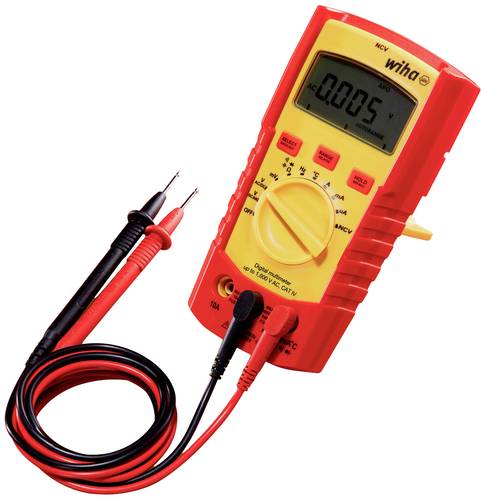 Wiha 45215 Hand-Multimeter digital CAT III 1000 V, CAT IV 600V von Wiha