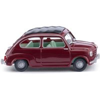 Fiat 600 - weinrot von Wiking