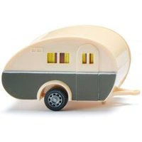 WIKING 005401 1:87 Wohnwagen - elfenbein/quarzgrau von Wiking