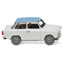 WIKING 012905 1:87 Trabant 601 S de Luxe - hellgrau m. pastellblauem Dach von Wiking