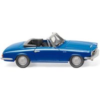 WIKING 018649 1:87 Glas 1700 GT Cabrio blau metallic von Wiking