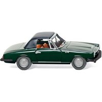 WIKING 018698 1:87 Glas 1700 GT Cabrio geschl. - dunkelgrün von Wiking