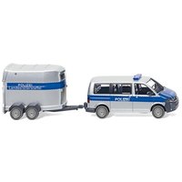 WIKING 030807 1:87 Polizei - VW T5 GP Multivan mit Pferdeanhänger WIKING 030807 1:87 Polizei - VW T5 GP Multivan mit Pferdeanhänger von Wiking