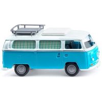 WIKING 031504 1:87 VW T2 Campingbus - eisblau/weiß von Wiking