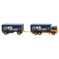 WIKING 045703 1:87 Kofferhängerzug (Scania 111) "ASG" von Wiking