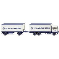 WIKING 045704 1:87 Kühlkofferlastzug (Volvo F88) "Polar-Express" von Wiking