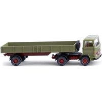 WIKING 051003 1:87 Pritschensattelzug (MB) - schilfgrün von Wiking