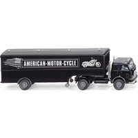 WIKING 051316 1:87 US Koffersattelzug "American-Motor-Cycle" von Wiking