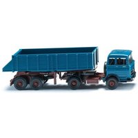 WIKING 067709 1:87 Hinterkippersattelzug (MB) - azurblau von Wiking