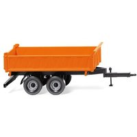 WIKING 067804 1:87 Dreiseiten-Kippanhänger - kommunalorange von Wiking