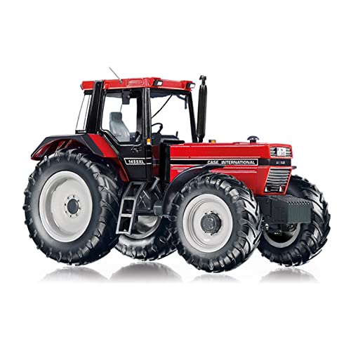 WIKING 077861 Case IH 1455 XL Modelltraktor, 1:32, Metall/Kunststoff, Ab 14 Jahre, Viele Funktionen, Lenkbare Vorderachse, Inkl. chromfarbenem Auspuff von Wiking