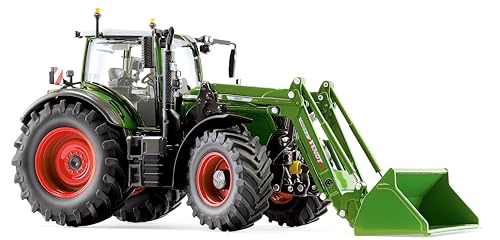 WIKING 077869 Fendt 724 Vario Modelltraktor mit Frontlader Cargo 6.100, 1:32, Metall/Kunststoff, Ab 14 Jahre, Viele Funktionen, Wechselbare Räder, Frontladerwechselsystem, Inkl. Frontgewicht WIKING 077869 Fendt 724 Vario Modelltraktor mit Frontlader Cargo 6.100, 1:32, Metall/Kunststoff, Ab 14 Jahre, Viele Funktionen, Wechselbare Räder, Frontladerwechselsystem, Inkl. Frontgewicht von Wiking