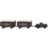 WIKING 085101 1:87 Hanomag ST 100 mit zwei Möbelanhängern von Wiking