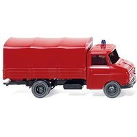 WIKING 086127 1:87 Feuerwehr - Pritschen-Lkw (Opel Blitz) von Wiking