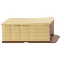 WIKING 114003 1:87 Selbstbau-Garage (3S) - blassbraun/elfenbein von Wiking